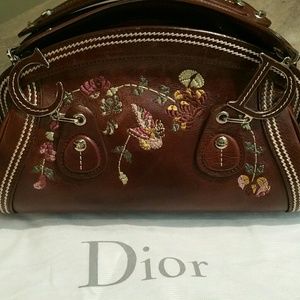 LAST DAY Dior Vintage Flowers Satchel EUC MINT!